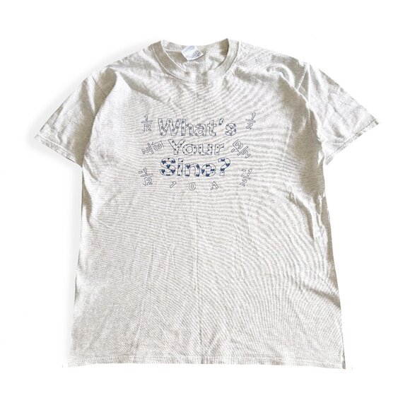 Secondhand What's Your Sine?, Math Equations T-Shirt - Picture 2 of 5